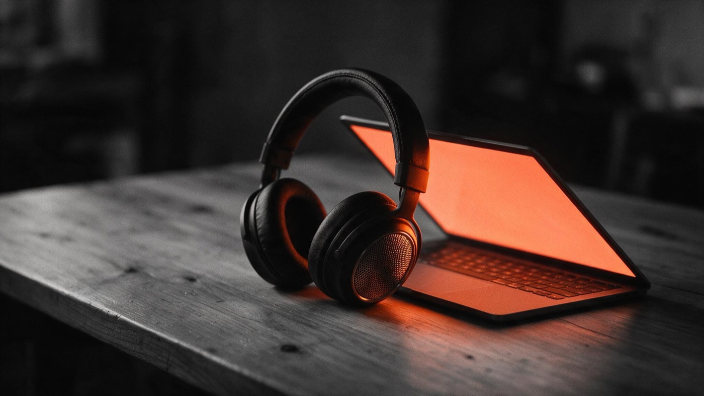 It is a recorded video call. The room and the connection are part of the assessment.